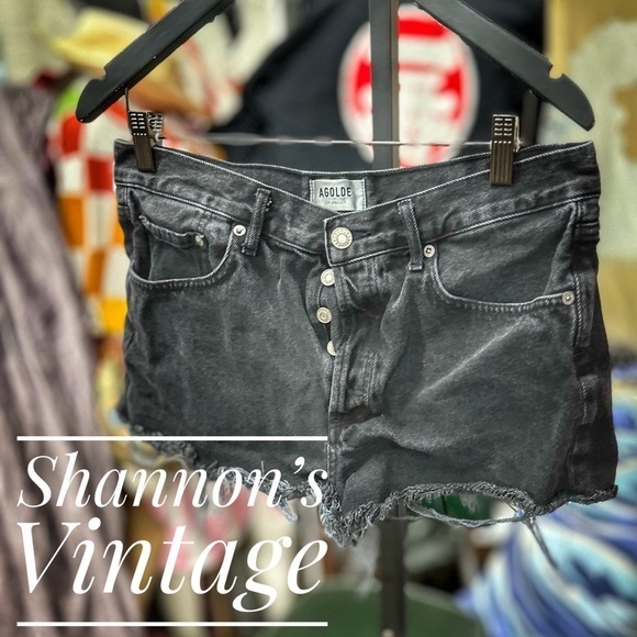 Agolde Pants - Agolde Women's Denim Cut-Off Size 29 Button Fly Jean Shorts A32